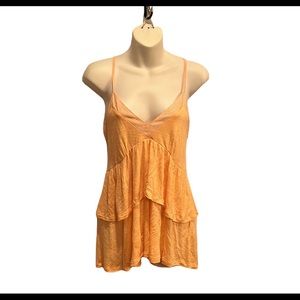 American Eagle Tiered Top Peach color size Medium